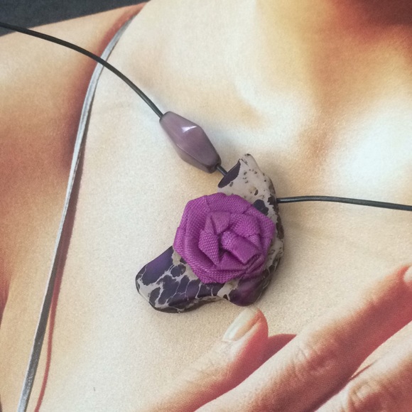 Natural stone necklace, hand made - Picture 5 of 5